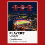 Nottingham Forest Legends Icons in Lights Frame - Icon Design (View 9)