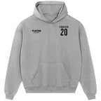 Diogo Jota Forever 20 Logo Players Couture Men's Casual Hoodie Gray