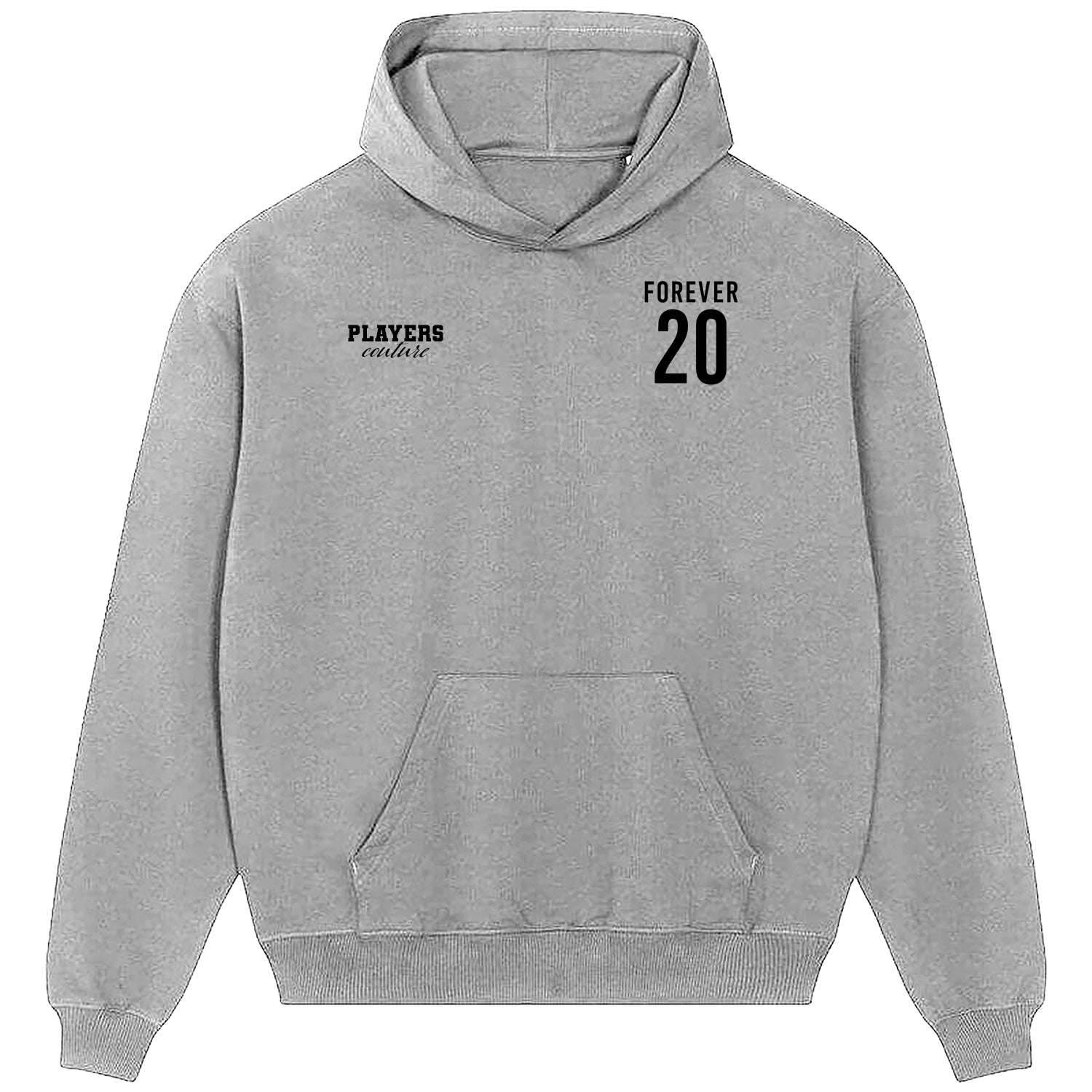Diogo Jota Forever 20 Logo Players Couture Men's Casual Hoodie Gray