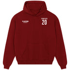 Diogo Jota Forever 20 Logo Players Couture Men's Casual Hoodie Red