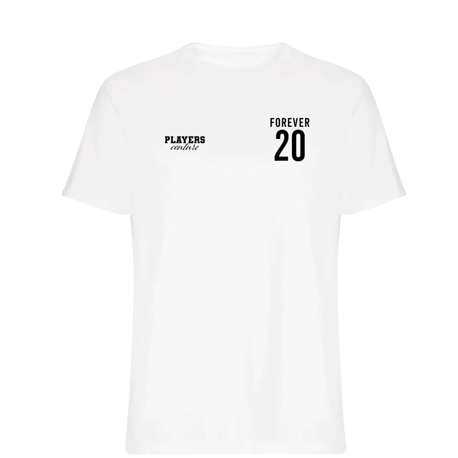 Diogo Jota Forever 20 Logo Players Couture Mens T-Shirt White