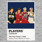Four Kings 1986 Formula 1 T-shirt – grey view