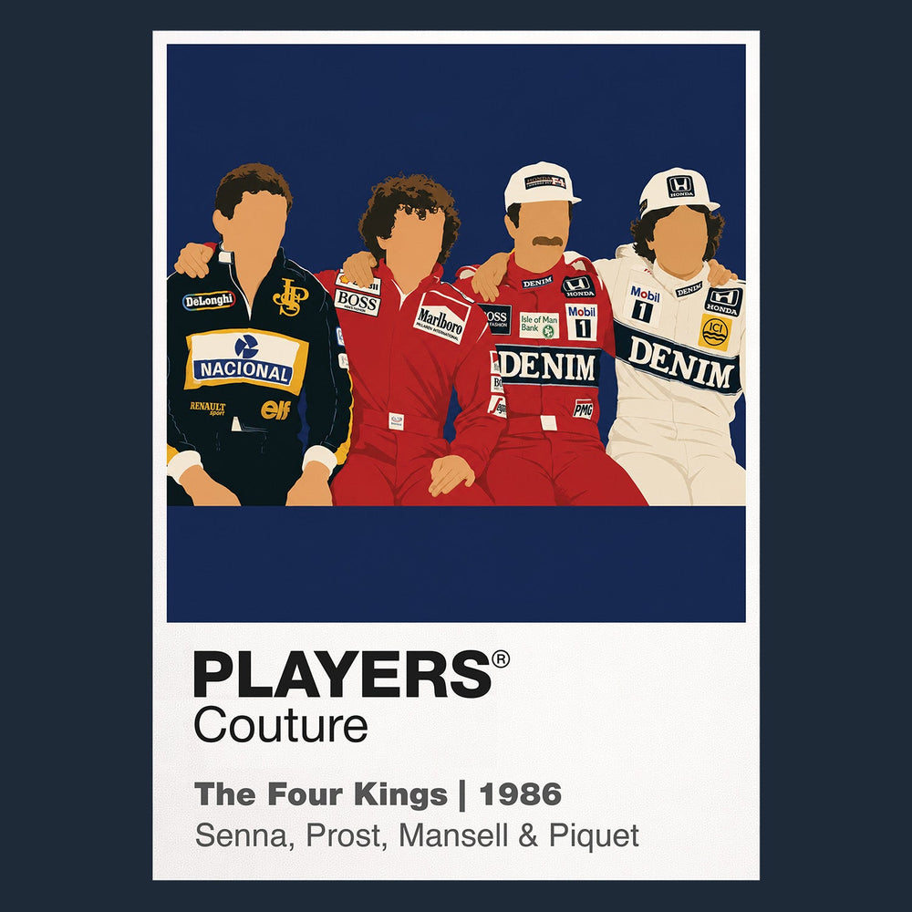 Four Kings 1986 Formula 1 hoodie – navy view