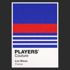 France 98 Classic Football Shirt Colours Frame Men's T-Shirt – black close-up detail shot of the France 98 Players Couture
