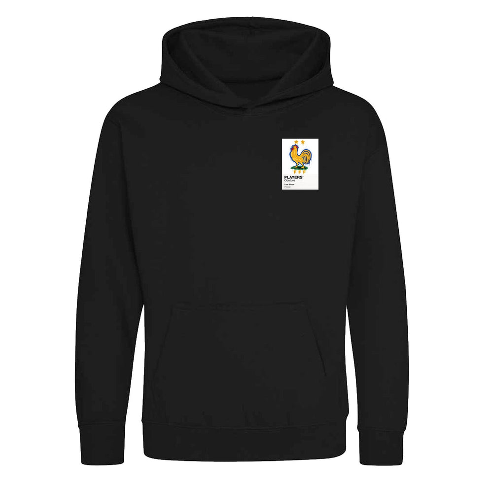 France Graffiti Frame Kids Hoodie - france graffiti frame kids black hoodie