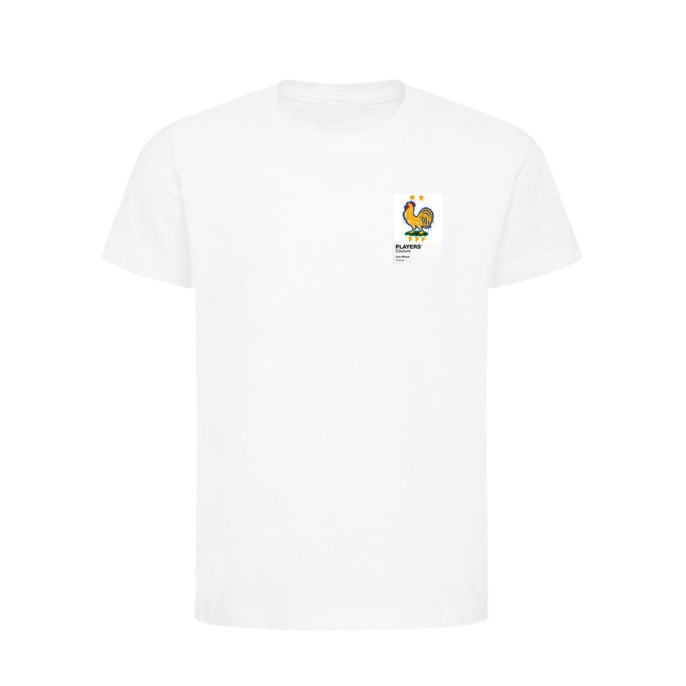 France Logo Graffiti Frame Kids T-Shirt - france graffiti frame kids white tshirt