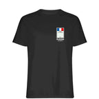 France Monopoly Card t-shirt – grey men's t-shirt with black France Monopoly Card letters and Players Couture logo on the