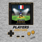 France World Cup 8-Bit Men's Hoodie retro gaming football design by Players Couture