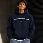 frances-mcdormand name-print hoodie - black