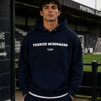 frances-mcdormand name-print hoodie - navy