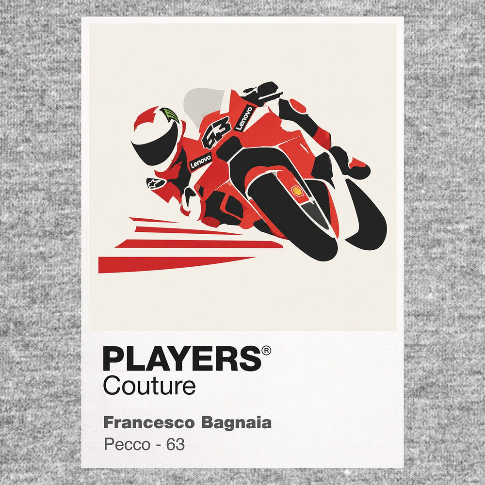 Francesco Bagnaia Men's Hoodie - Grey