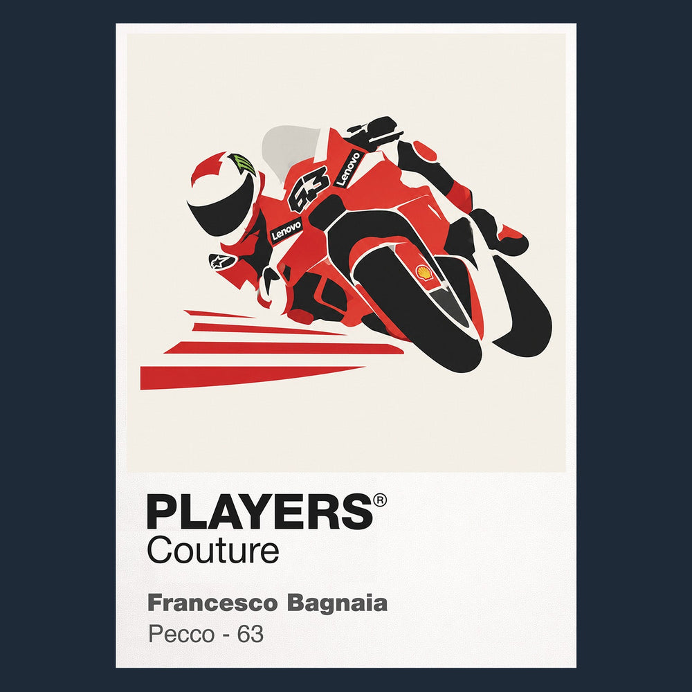 Francesco Bagnaia Men's T-Shirt - Navy