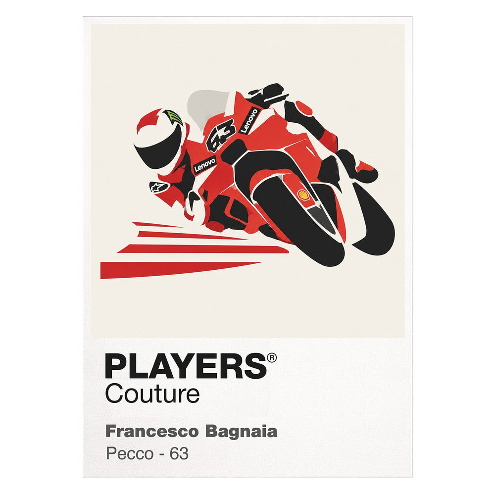 Francesco Bagnaia Men's T-Shirt - White