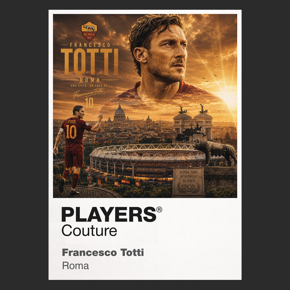 Francesco Totti Italy Atlas Frame artwork by Players Couture