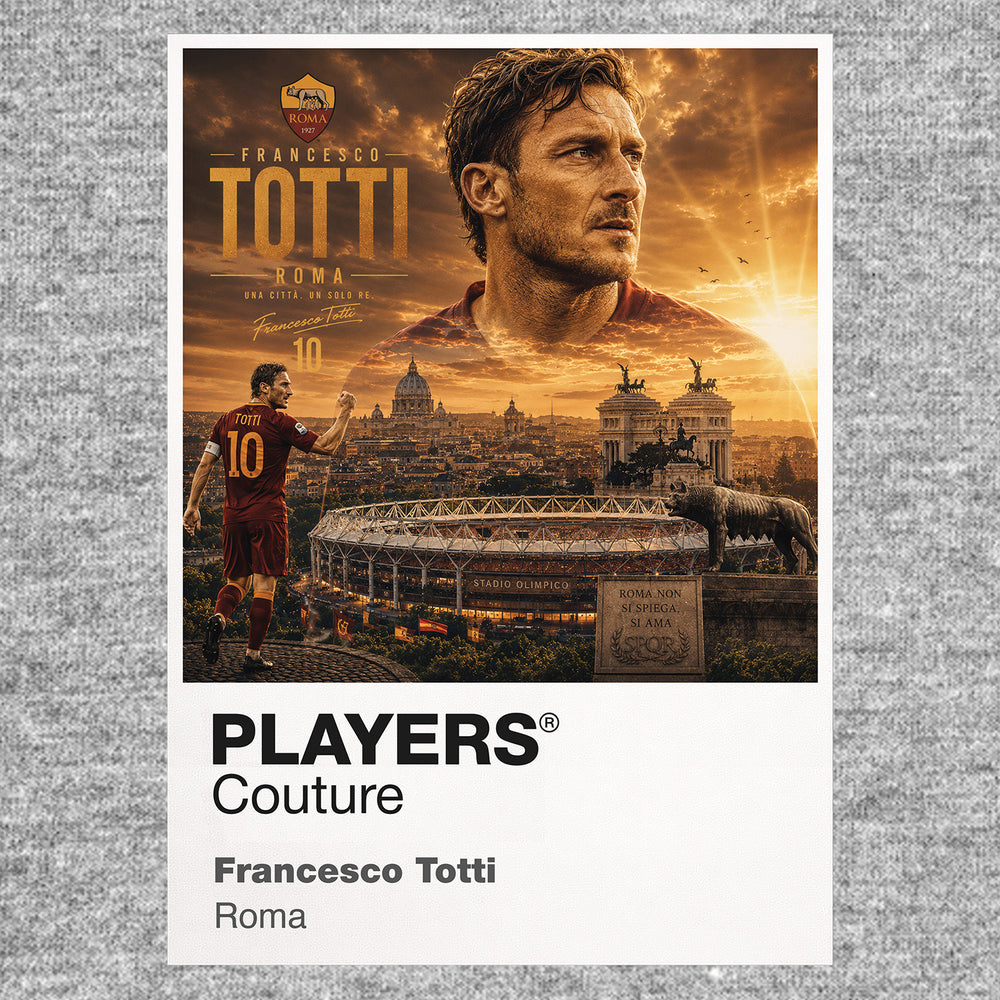 Francesco Totti Italy Atlas Frame artwork by Players Couture