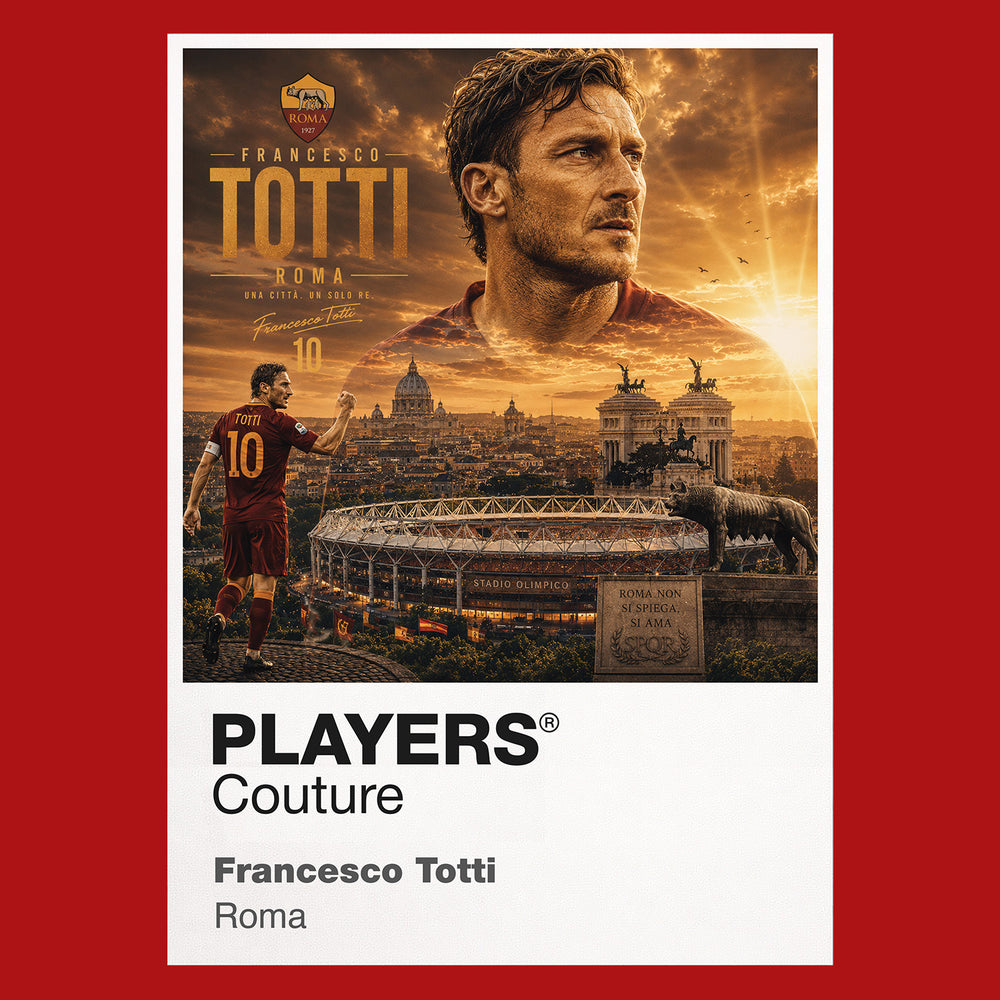 Francesco Totti Italy Atlas Frame artwork by Players Couture