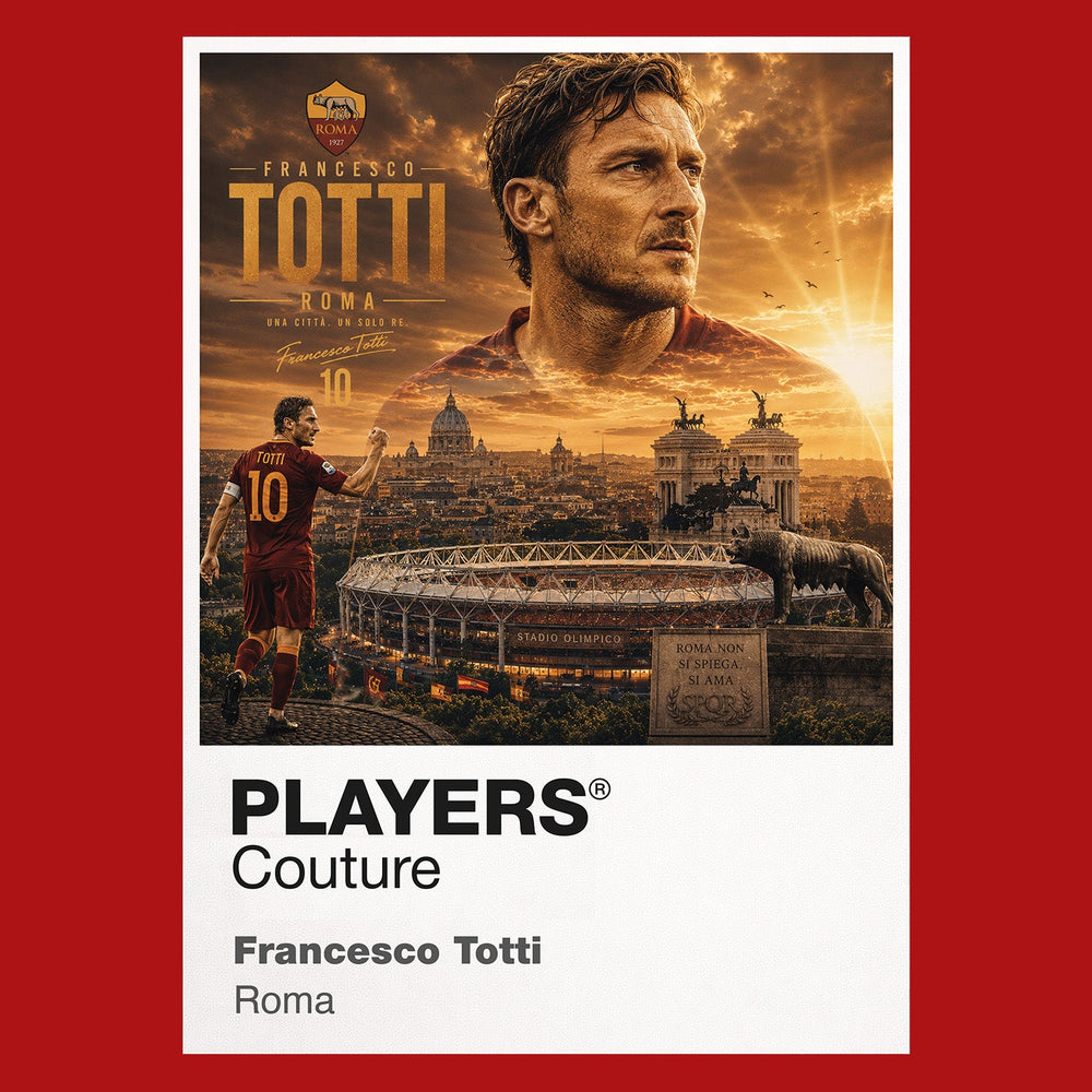 Francesco Totti Italy Atlas Frame artwork by Players Couture