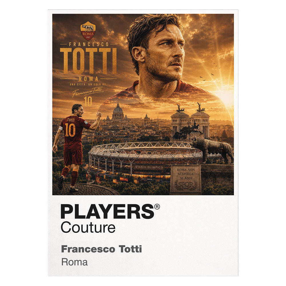 Francesco Totti Italy Atlas Frame artwork by Players Couture