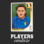 Francesco Totti World Cup Sticker Men's Hoodie – francesco totti black Players Couture design