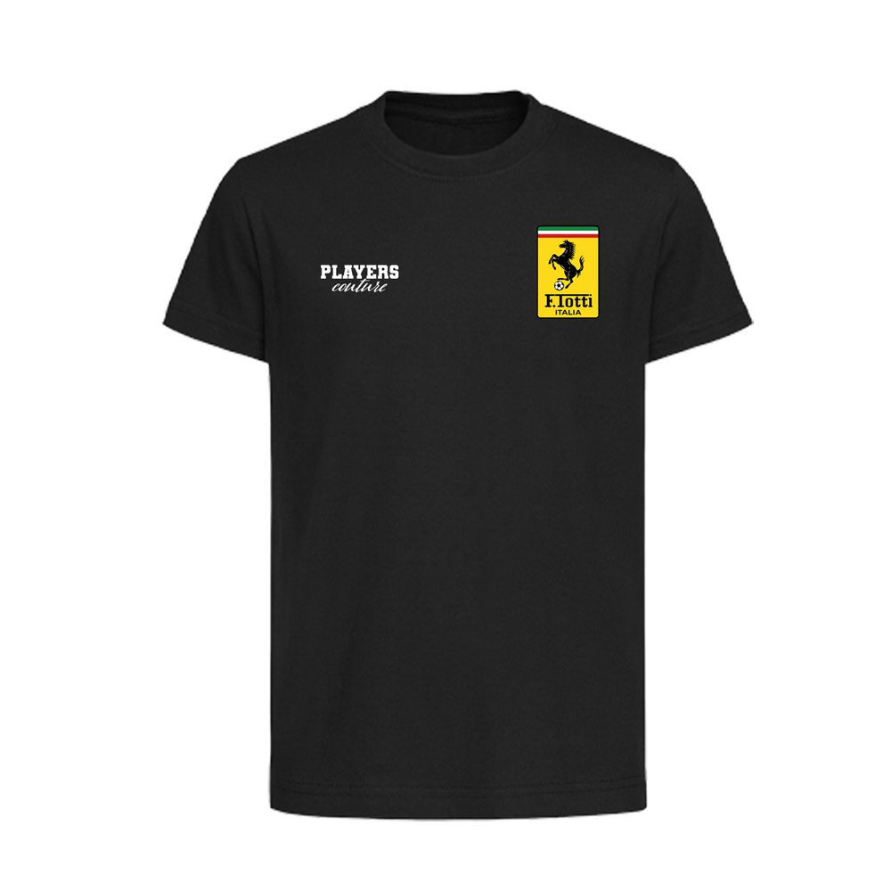 Francesco Totti Logo 1 Players Couture Kids T-Shirt Black