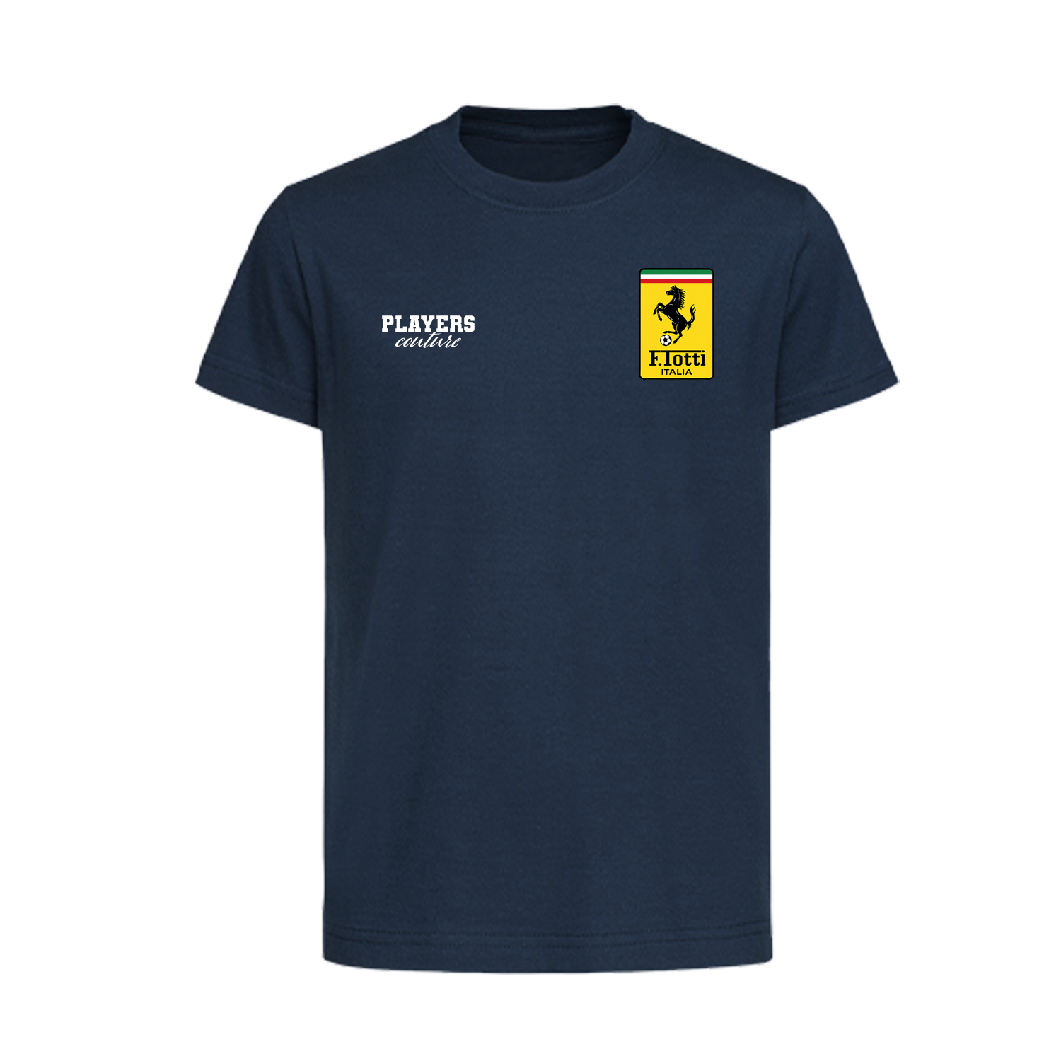Francesco Totti Logo 1 Players Couture Kids T-Shirt Navy