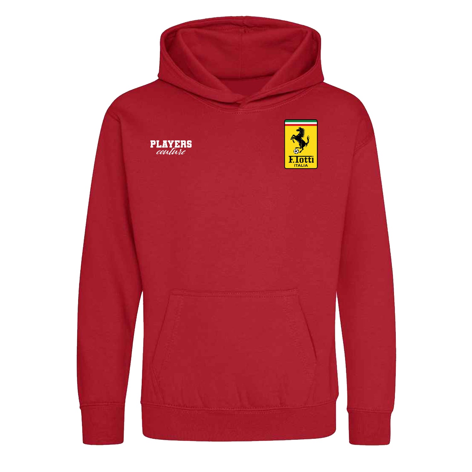 Francesco Totti Logo Players Couture Kids Hoodie Red
