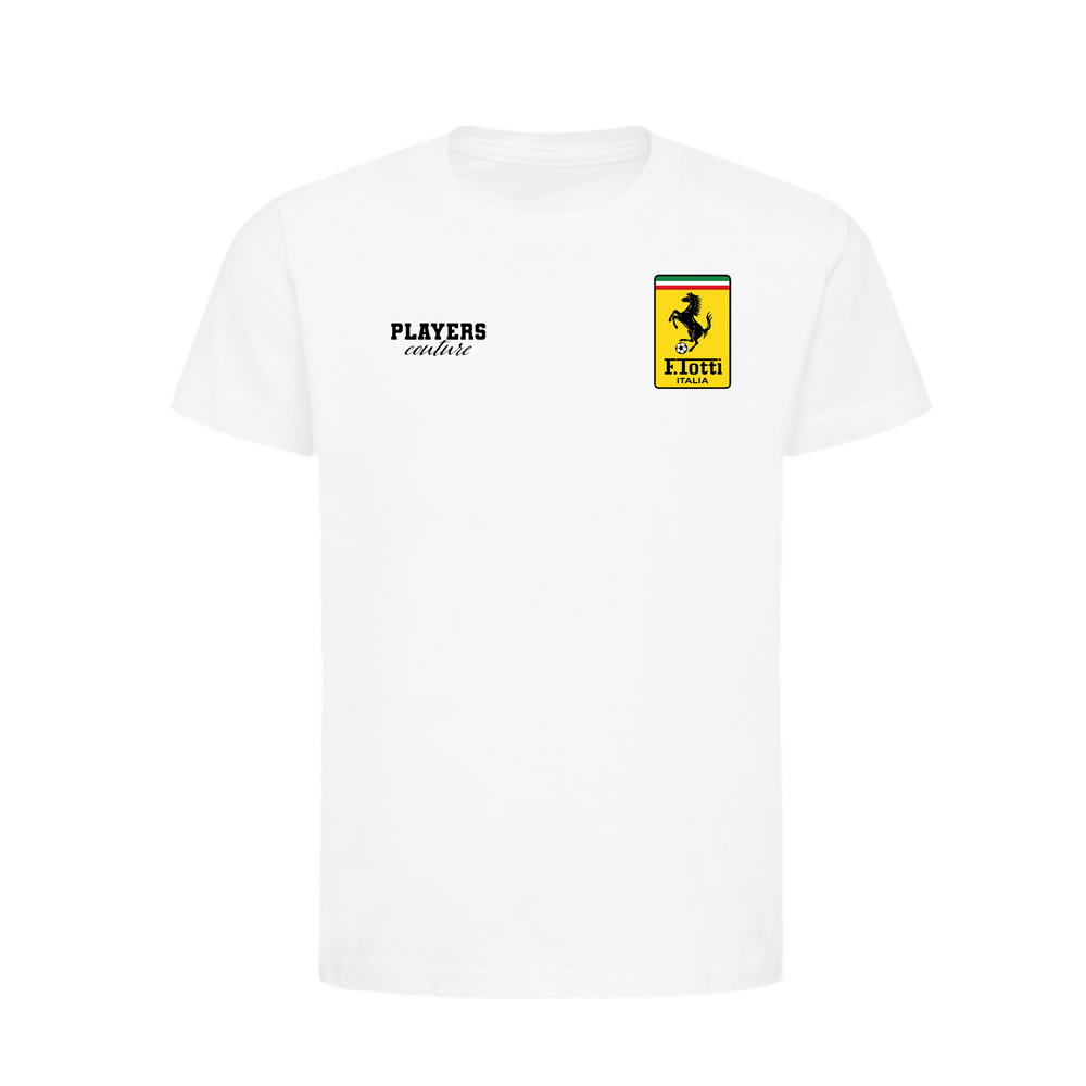 Francesco Totti Logo 1 Players Couture Kids T-Shirt White