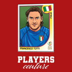 Francesco Totti World Cup Sticker Kids T-Shirt – francesco totti red Players Couture design