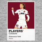Francesco Totti Roma away Icon Frame artwork in grey