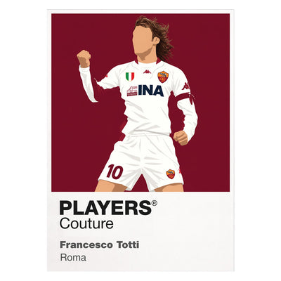 Francesco Totti Roma away Icon Frame artwork on white