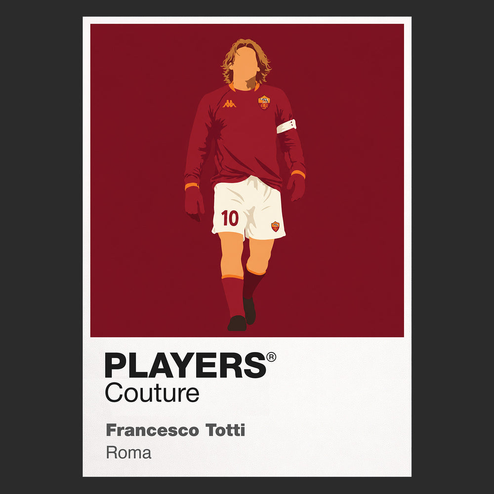 Francesco Totti Roma Icon Frame — Black