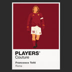 Francesco Totti Roma Icon Frame — Black