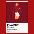 Francesco Totti Roma Icon Frame — Red