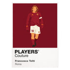 Francesco Totti Roma Icon Frame — White