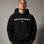 francis-ford-coppola name-print hoodie - black