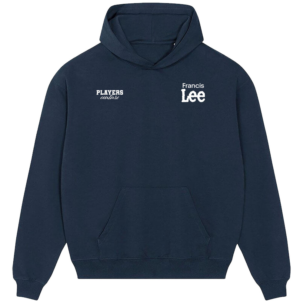 Francis Lee Logo Players Couture Men's Casual Hoodie Navy