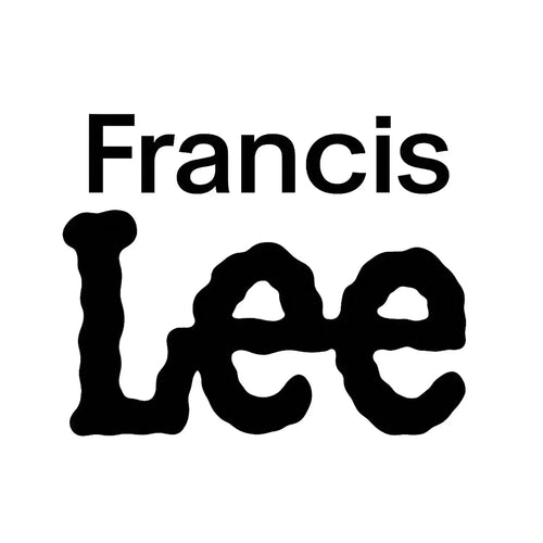 Francis Lee Logo Men's Hoodie – white close-up detail shot of the Francis Lee Players Couture logo design