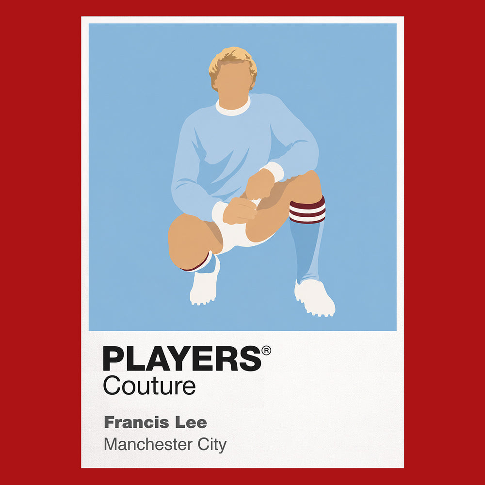 Francis Lee Manchester City Icon Frame — Red