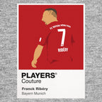 Franck Ribéry Bayern Munich grey Icon Frame artwork detail