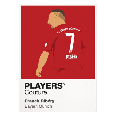 Franck Ribery Bayern Munich Icon Frame — White