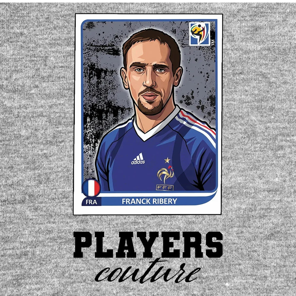 Franck Ribery World Cup Sticker Kids T-Shirt – franck ribery grey Players Couture design