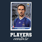 Franck Ribery World Cup Sticker Men's Hoodie – franck ribery navy Players Couture design