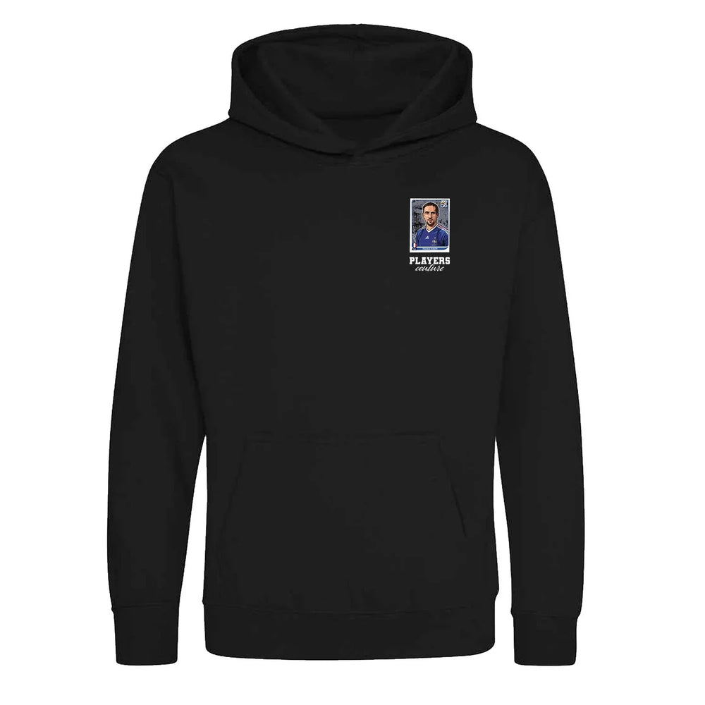 Franck Ribery World Cup Sticker Kids Hoodie – franck ribery sticker kids black hoodie Players Couture design