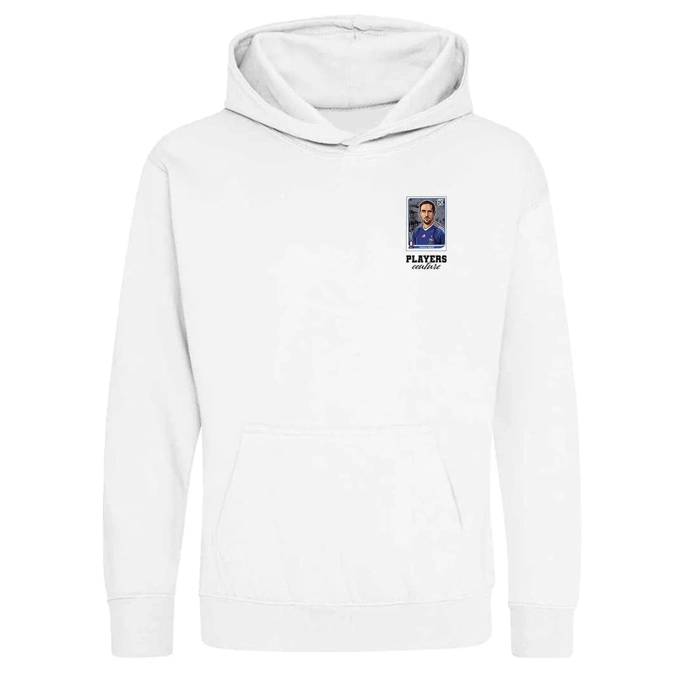 Franck Ribery World Cup Sticker Kids Hoodie – franck ribery sticker kids white hoodie Players Couture design