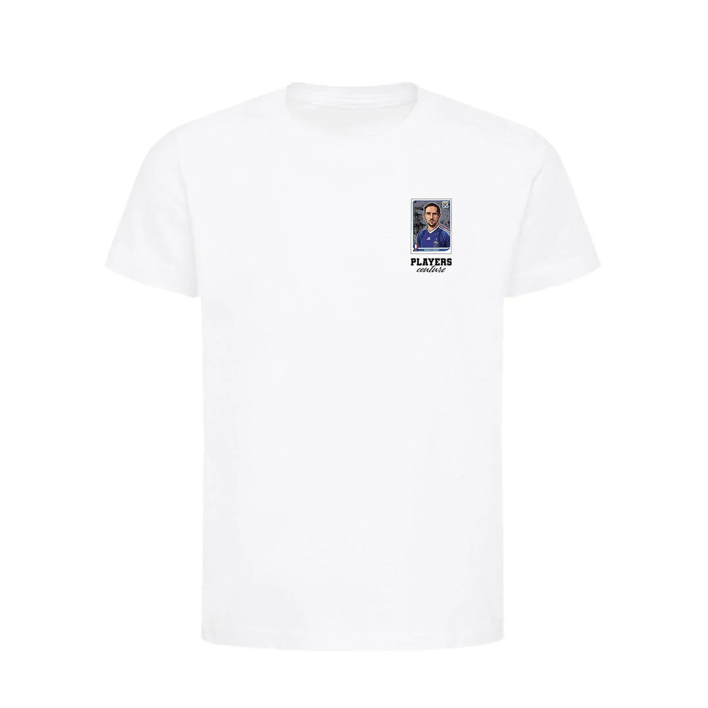 Franck Ribery World Cup Sticker Kids T-Shirt – franck ribery sticker kids white tshirt Players Couture design