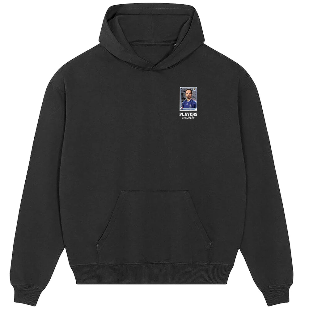Franck Ribery World Cup Sticker Men's Hoodie – franck ribery sticker mens black hoodie Players Couture design