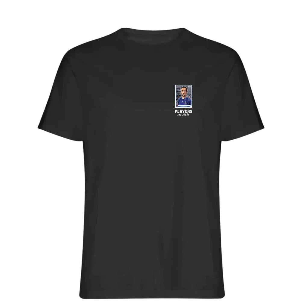 Franck Ribery World Cup t-shirt – black men's t-shirt featuring the Franck Ribery World Cup Players Couture logo