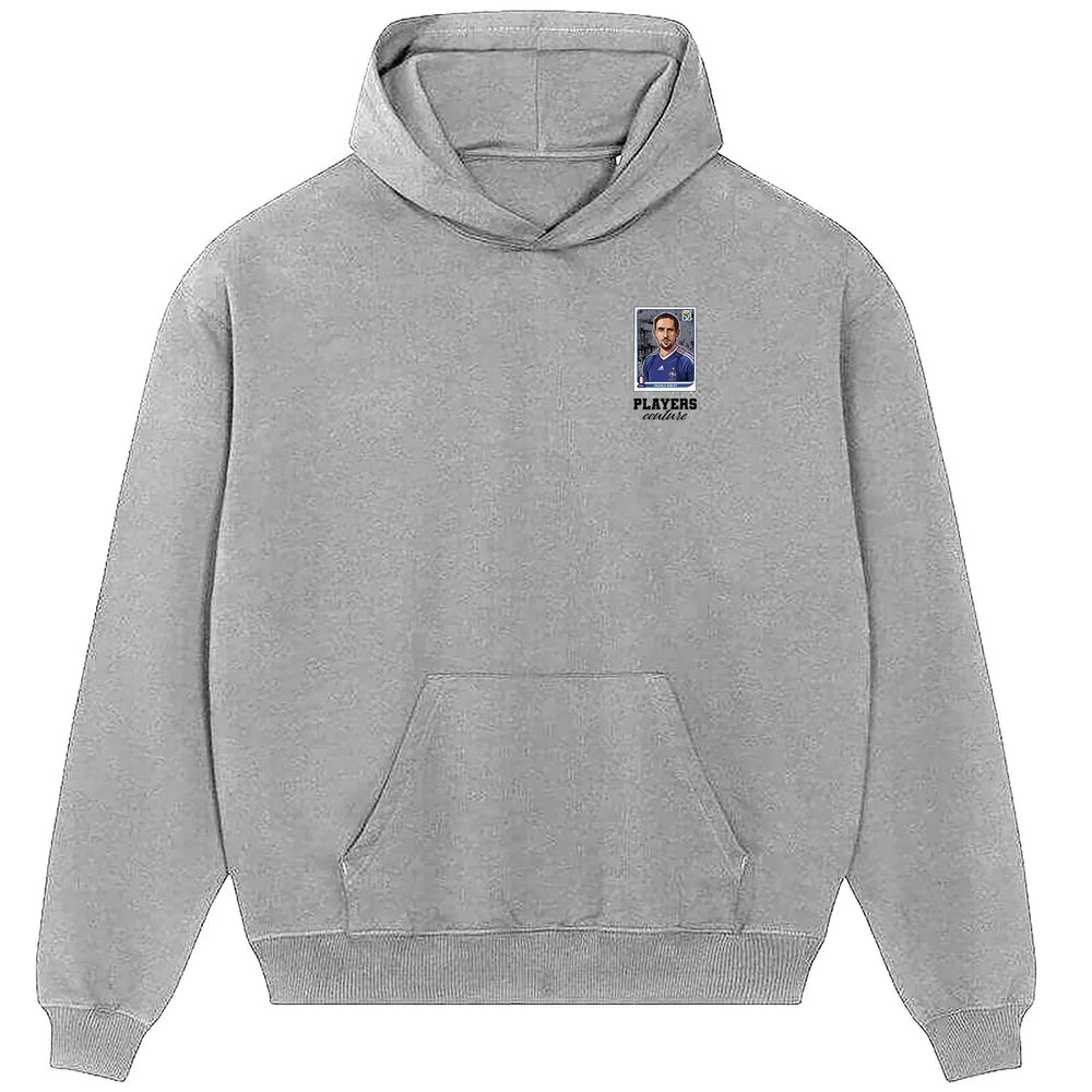 Franck Ribery World Cup Sticker Men's Hoodie – franck ribery sticker mens grey hoodie Players Couture design
