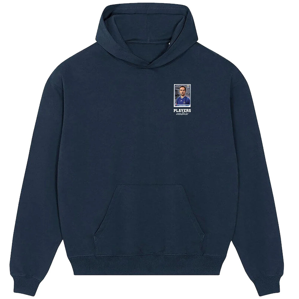 Franck Ribery World Cup Sticker Men's Hoodie – franck ribery sticker mens navy hoodie Players Couture design