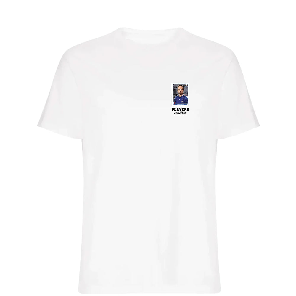 Franck Ribery World Cup t-shirt – white men's t-shirt featuring the Franck Ribery World Cup Players Couture logo